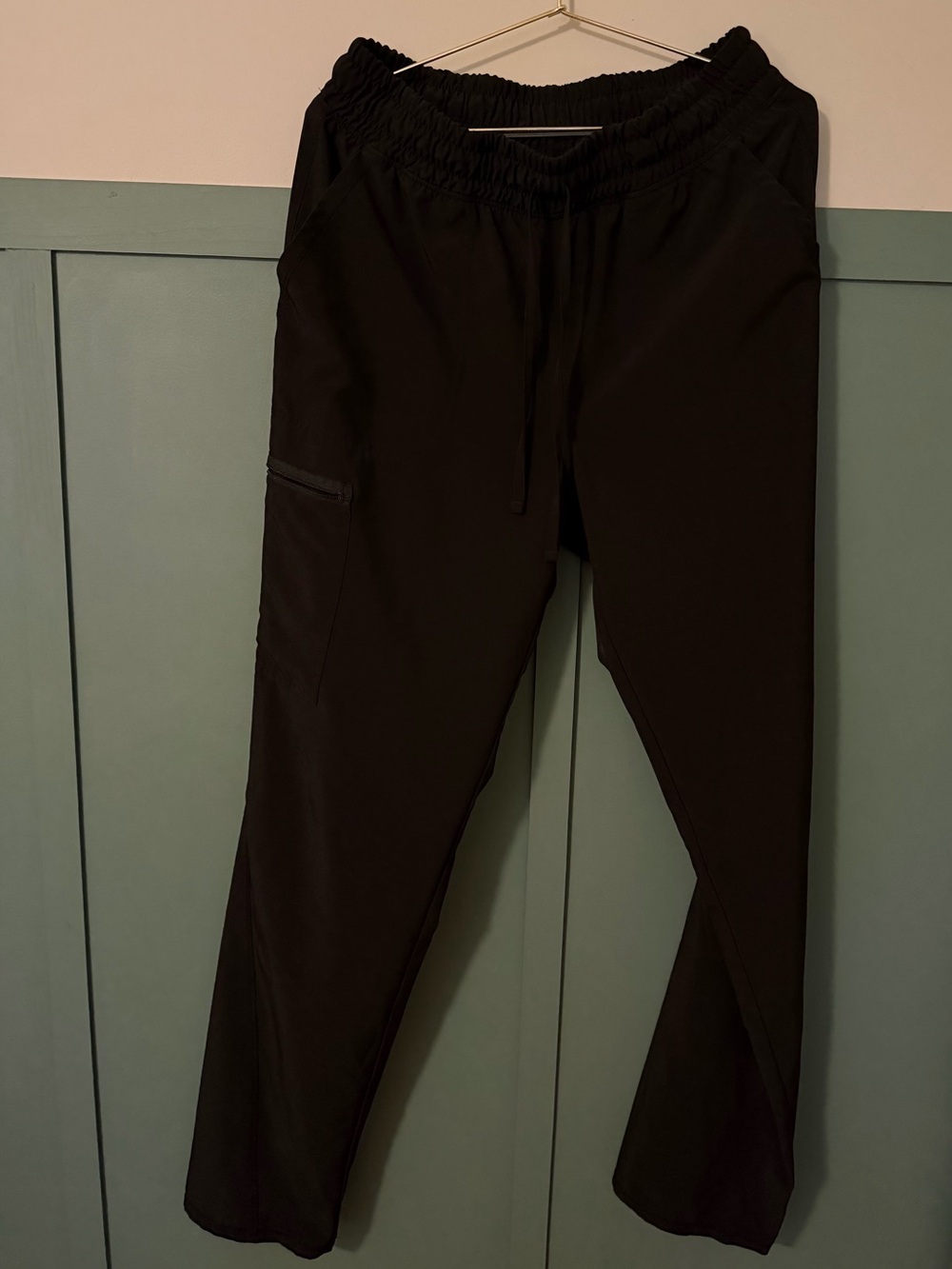 Black Drawstring Scrub Pants